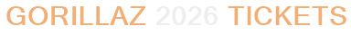 Gorillaz 2026 Tickets